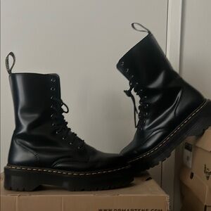 Black Leather Boots